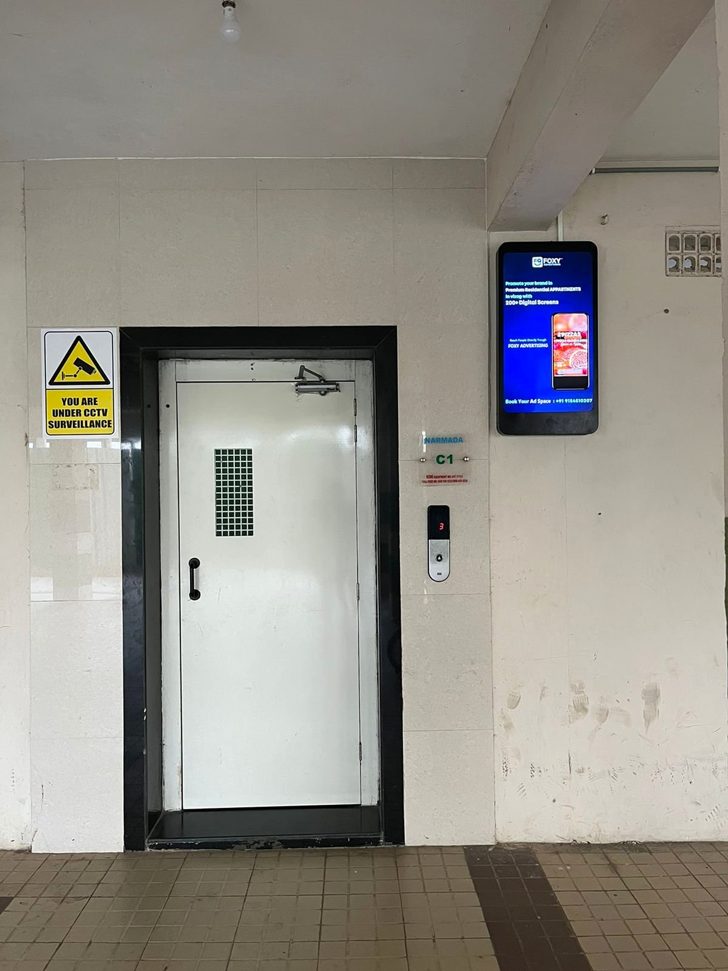Residential Digital Screens Advertisement