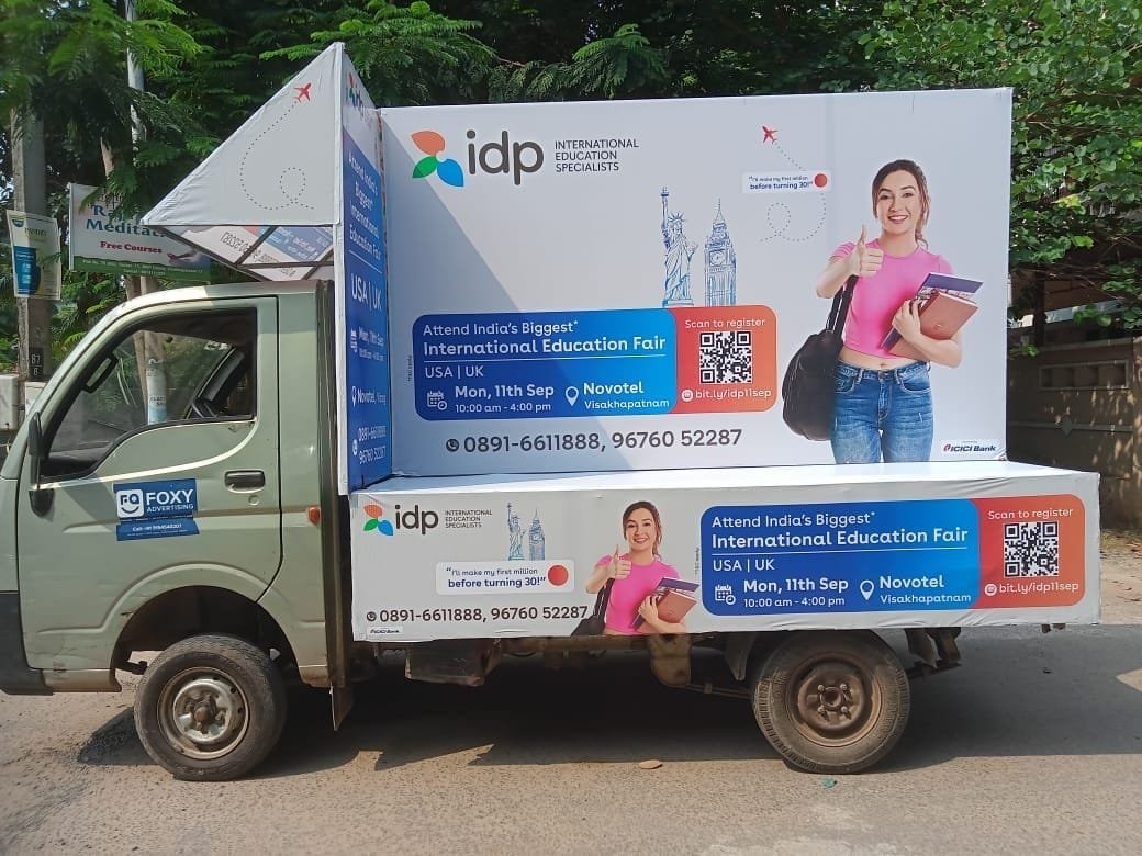 mobile van advertisement